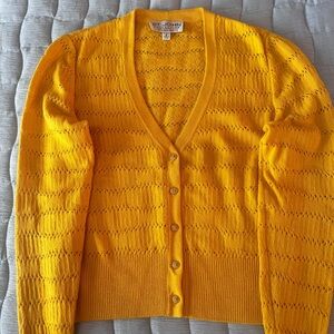 ST.JOHN| Yellow Cardigan